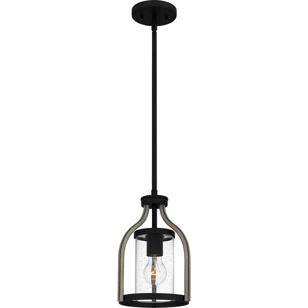 Quoizel Cornelia Mini Pendant 1 Light Matte Black CNE1508MBK